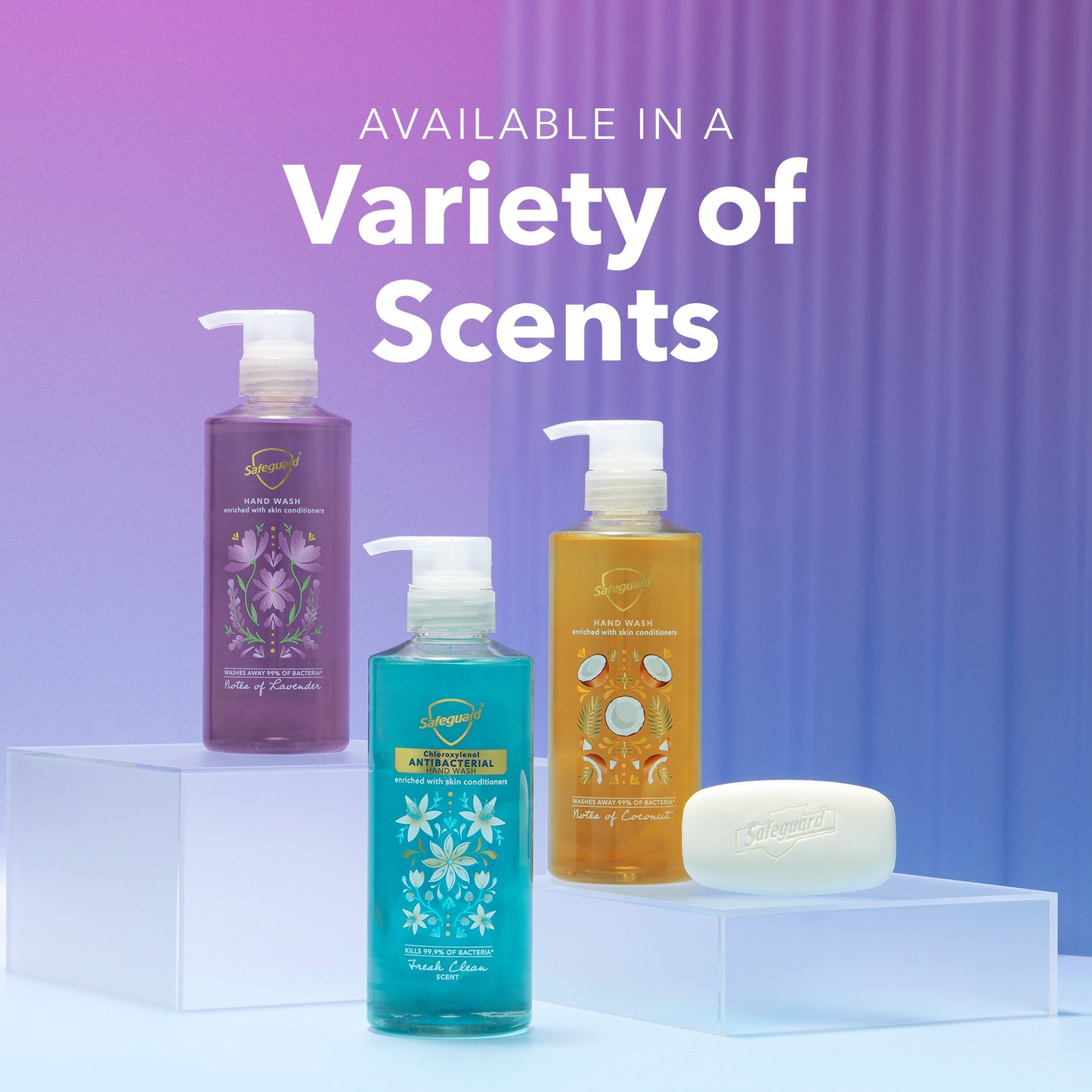 Safeguard Hydrating Hand Wash - Notes of Coconut