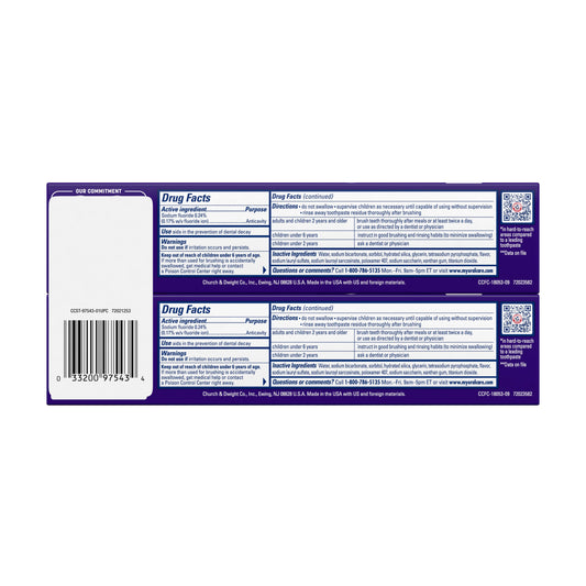 Arm & Hammer Complete Care Fresh Mint Anticavity Fluoride Toothpaste, 2 Pk