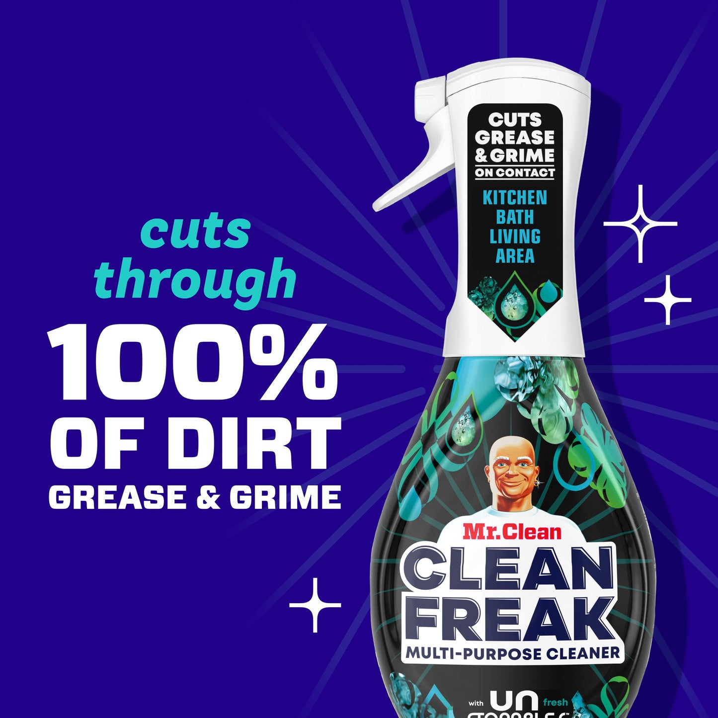 Mr. Clean Clean Freak All Purpose Cleaner Spray - Unstopables Scent