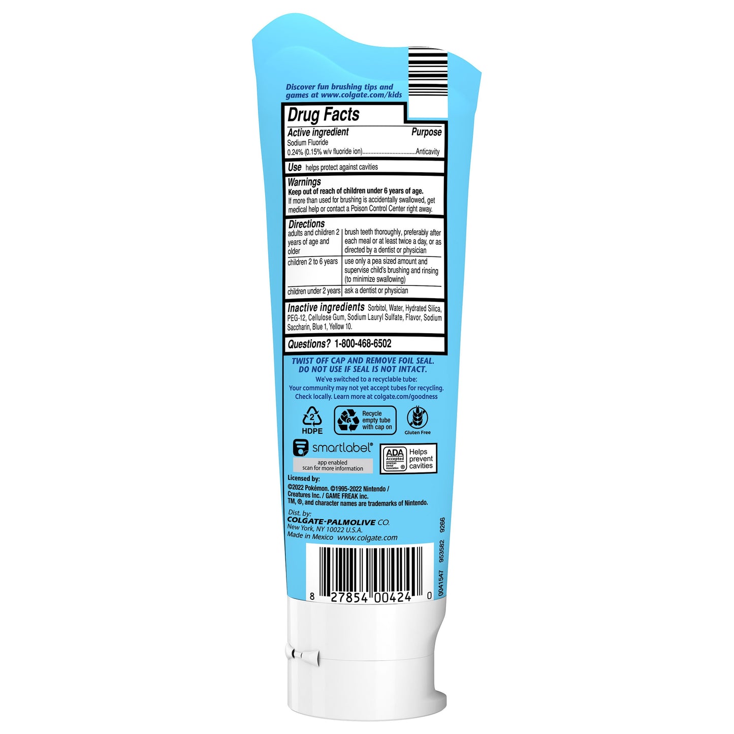 Colgate Kids Cavity Protection Toothpaste - Bubble Fruit
