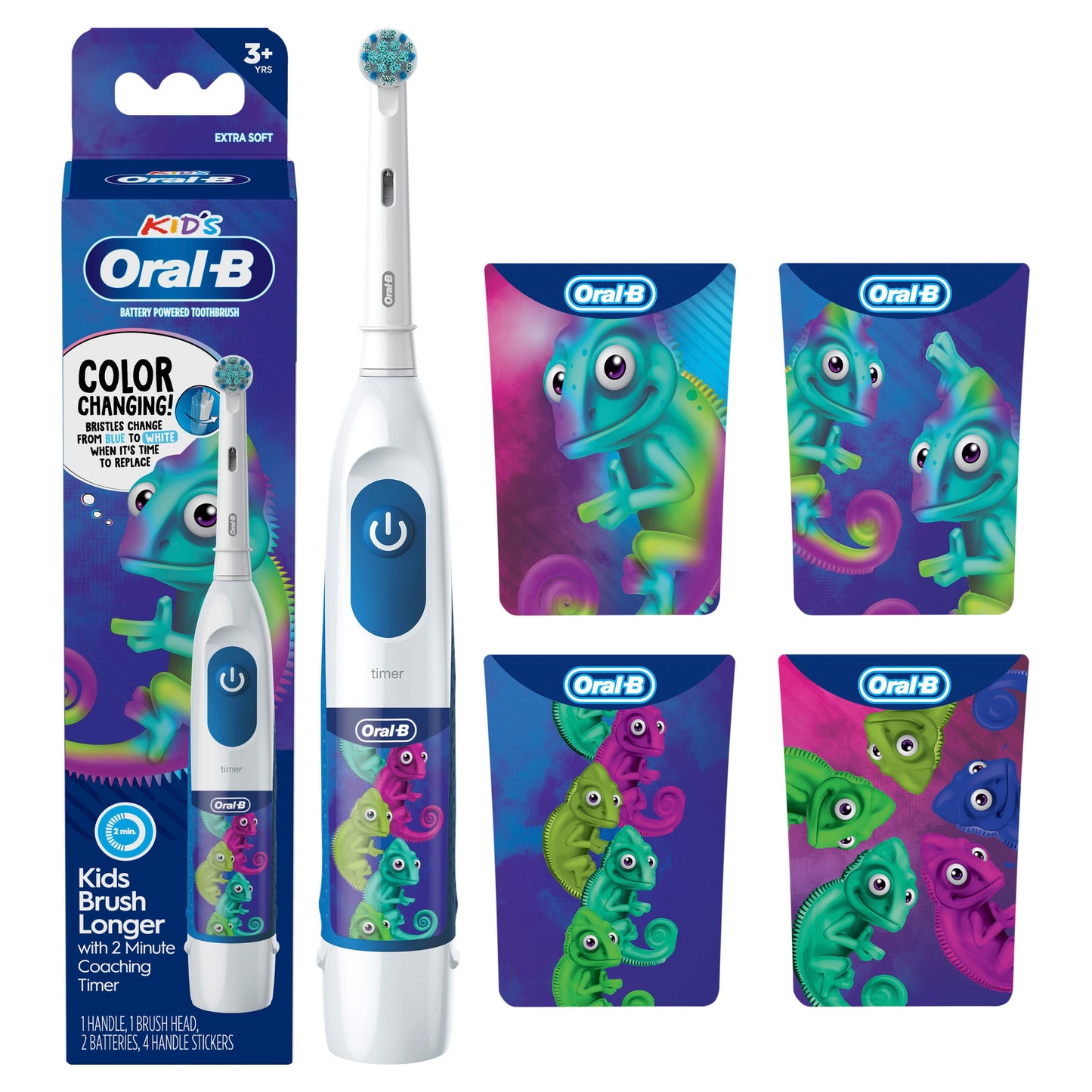 Oral-B Kid's Electric Battery Powered Toothbrush, Extra Soft Bristles