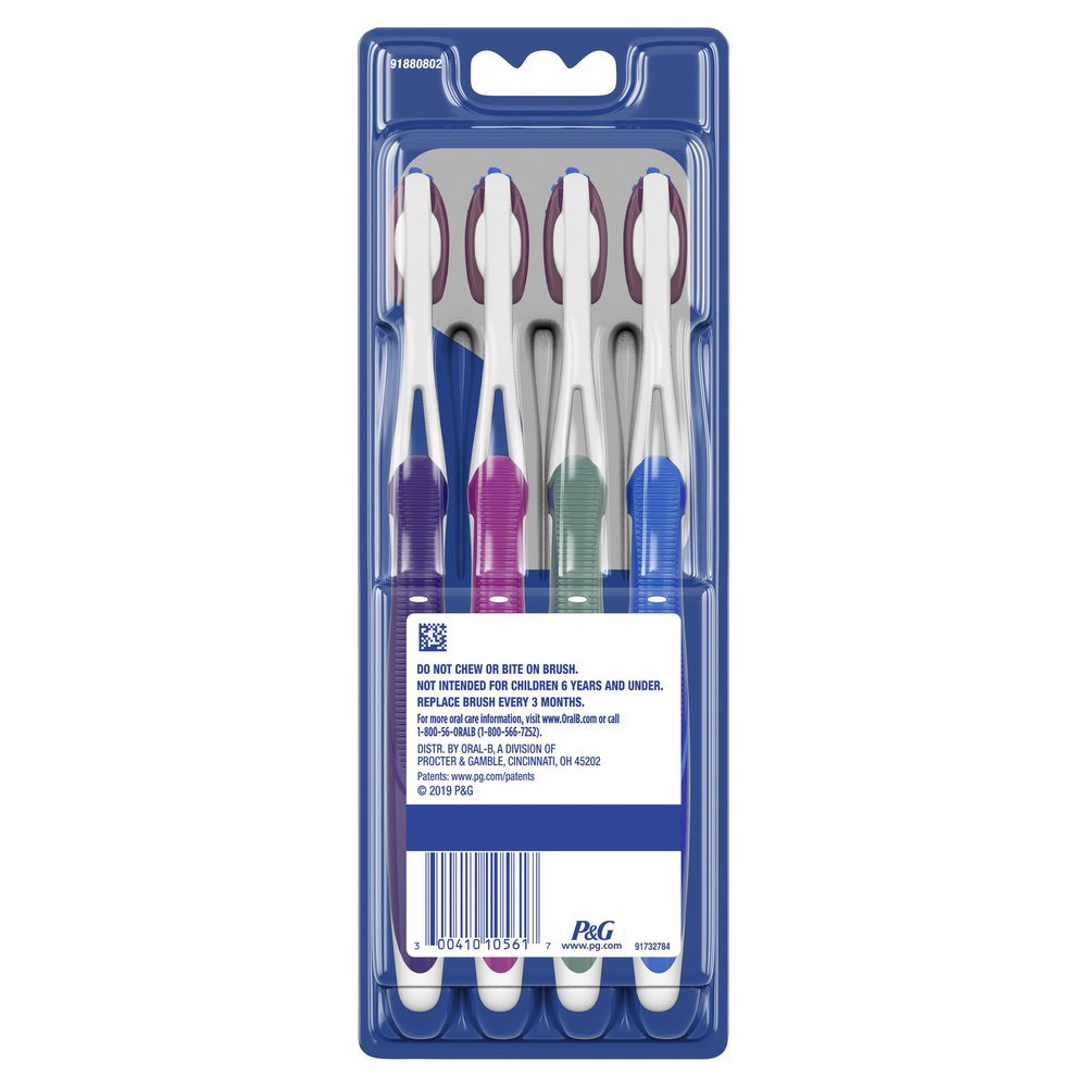 Oral-B 3D White Pro-Flex Stain Eraser Toothbrushes - Medium