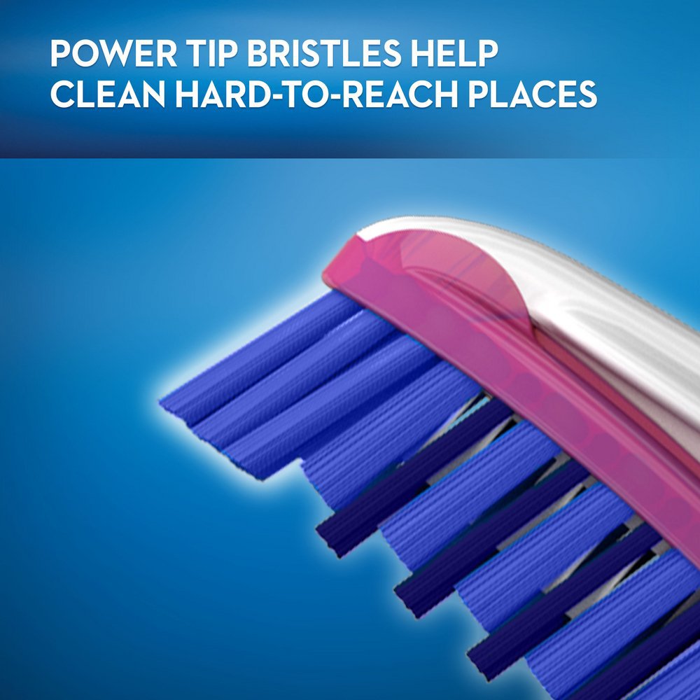 Oral-B 3D White Pro-Flex Stain Eraser Toothbrushes - Medium