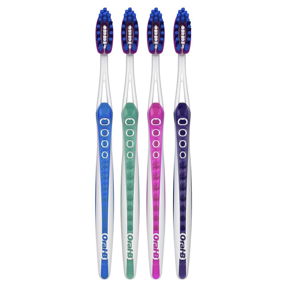Oral-B 3D White Pro-Flex Stain Eraser Toothbrushes - Medium