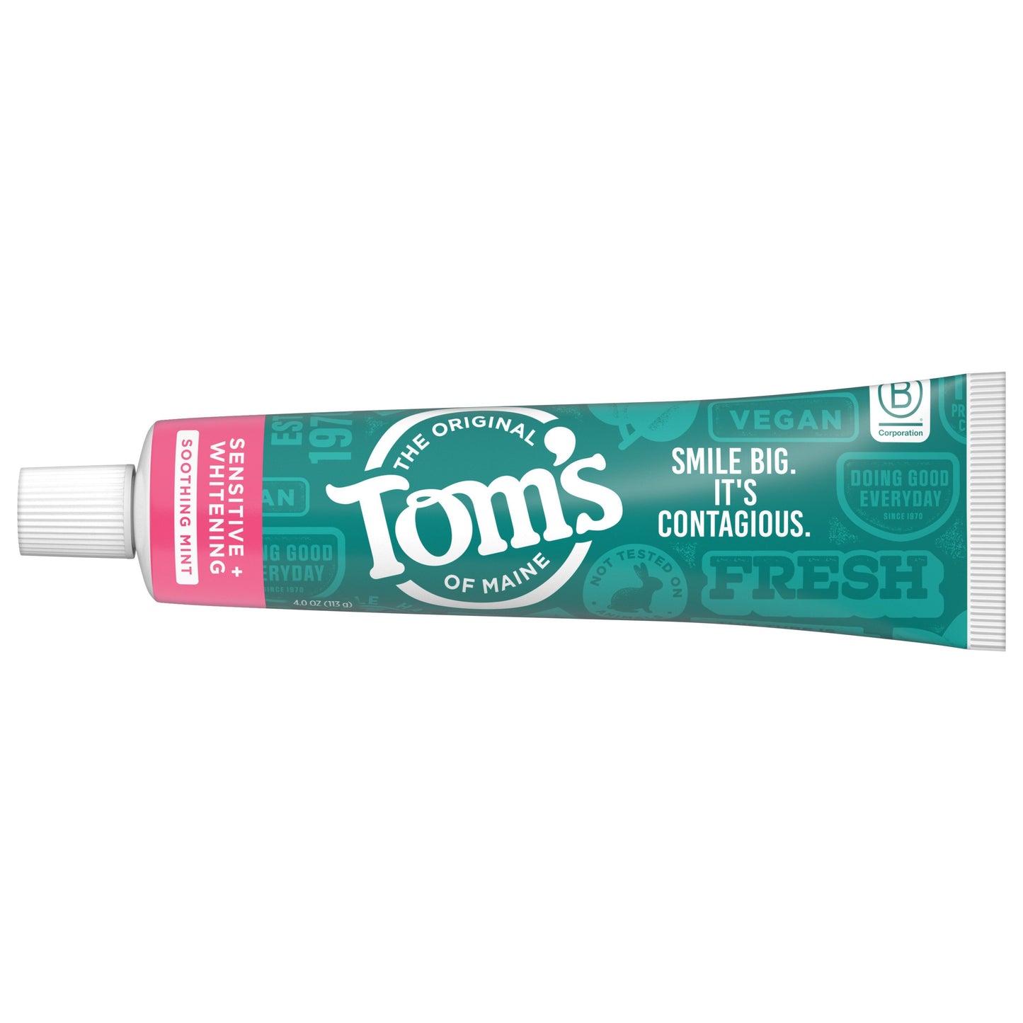 Tom's of Maine Sensitive + Whitening Toothpaste - Soothing Mint