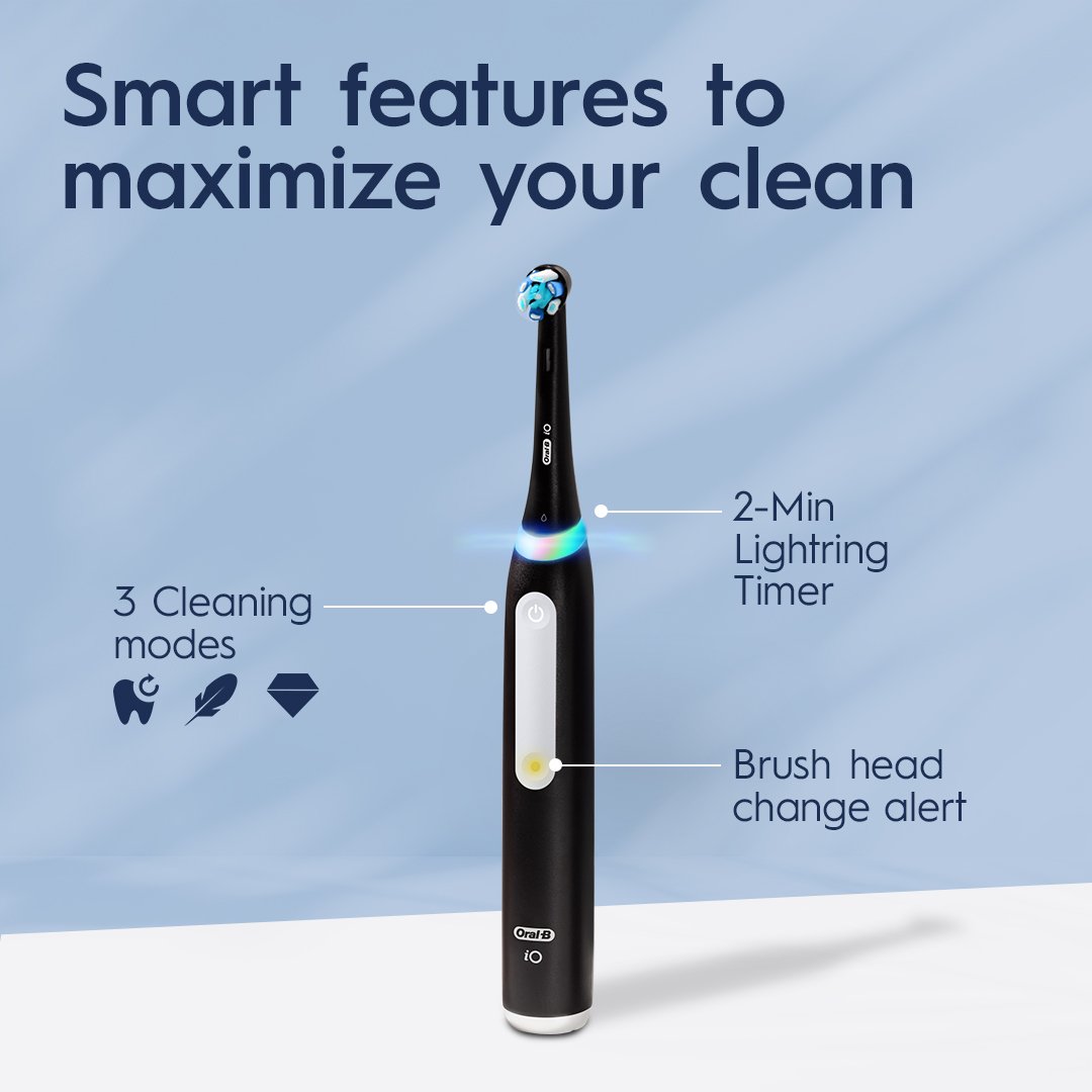 Oral-B iO Series 3 Rechargeable Toothbrush - Black