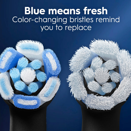 Oral-B iO Ultimate Clean Replacement Brush Heads, Black, 2ct