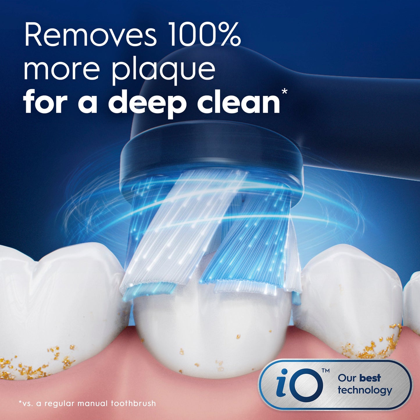 Oral-B iO Ultimate Clean Replacement Brush Heads, Black, 2ct