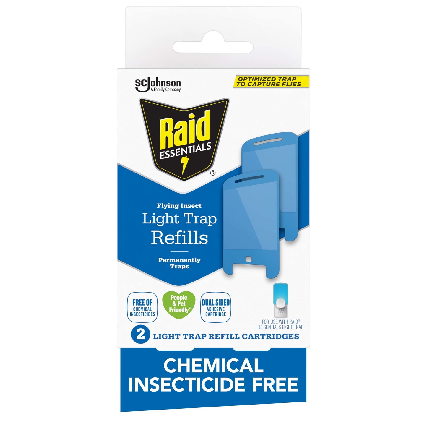 Raid Essentials Flying Insect Light Trap Refill Cartridges