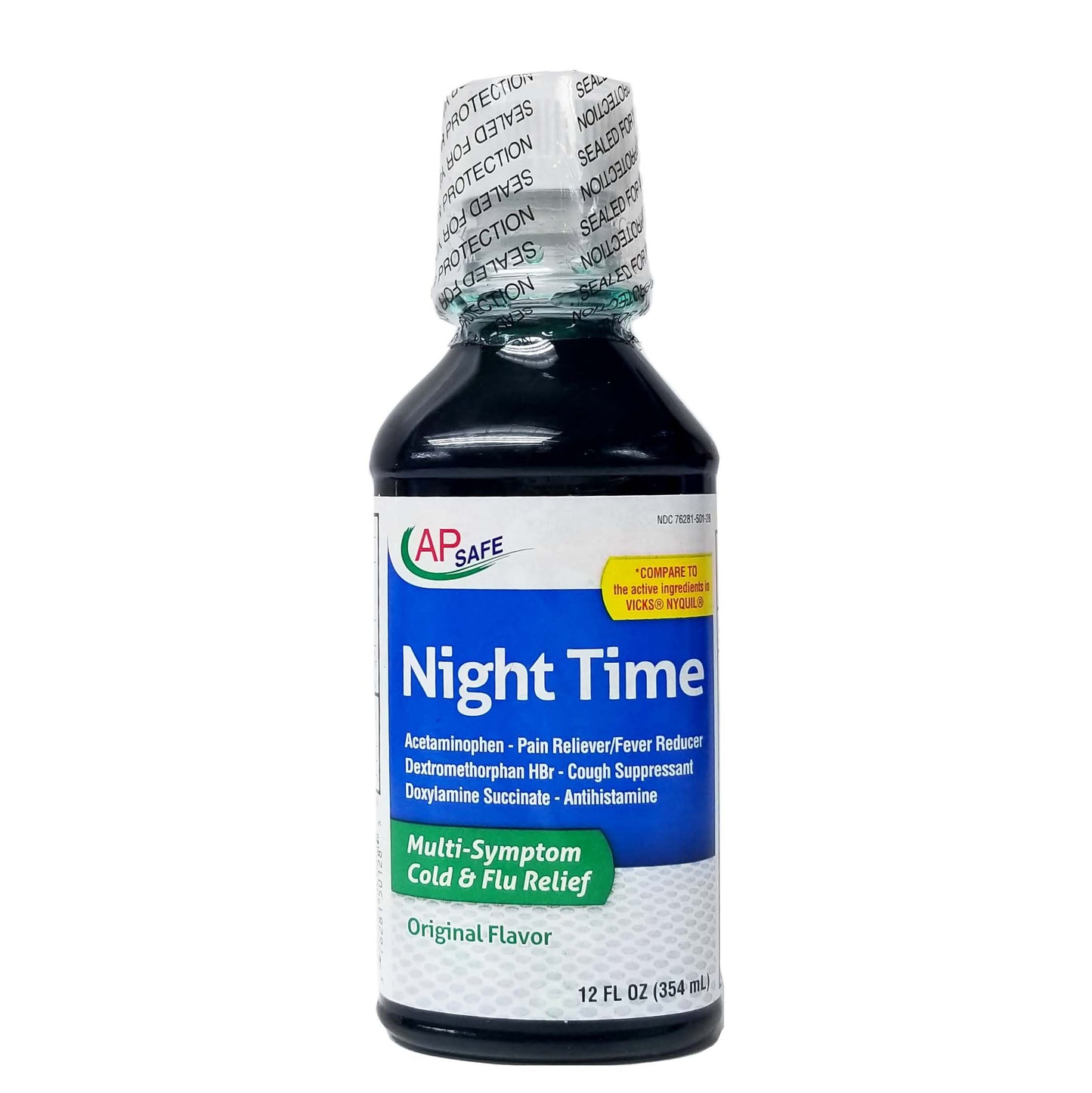 AP Safe Night Time Cold & Flu Relief Liquid