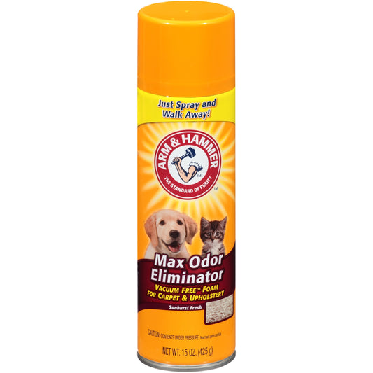 Arm & Hammer Max Odor Eliminator Vacuum Free Foam - Sunburst Fresh