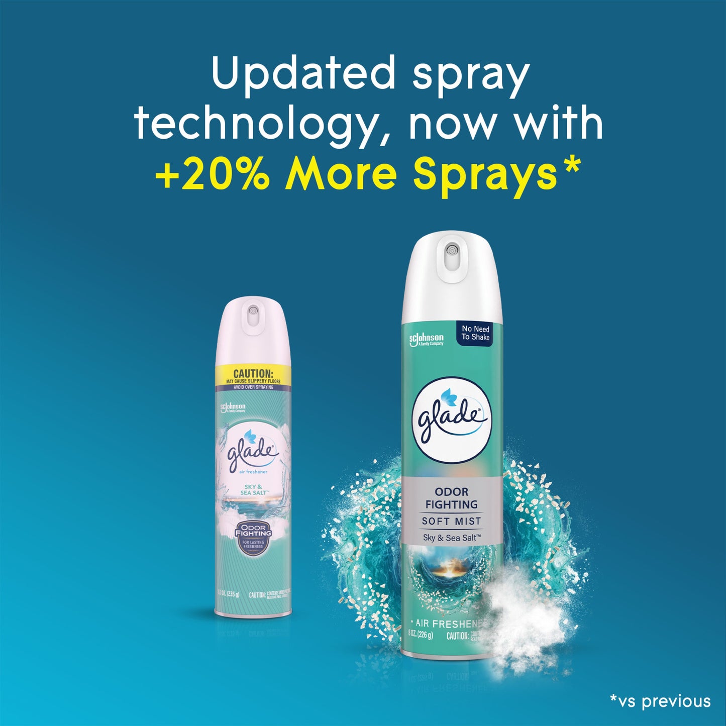 Glade Air Freshener Room Spray - Sky & Sea Salt
