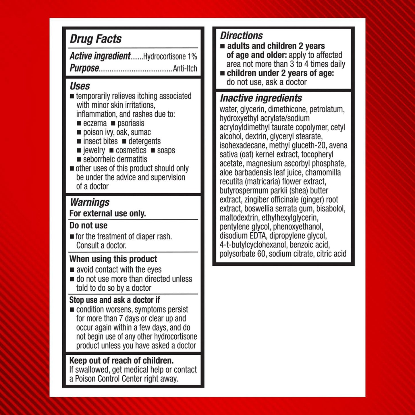 Cortizone 10 Maximum Strength Sensitive Skin Itch Relief Cream
