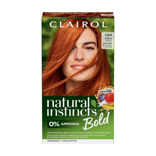 Clairol Natural Instincts Bold Permanent Hair Color - C64 Copper Sunset