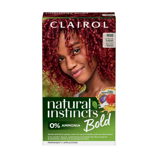Clairol Natural Instincts Bold Permanent Hair Color - R56 Achiote Auburn