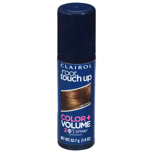 Clairol Root Touch Up Color + Volume 2 in 1 Spray Light Brown