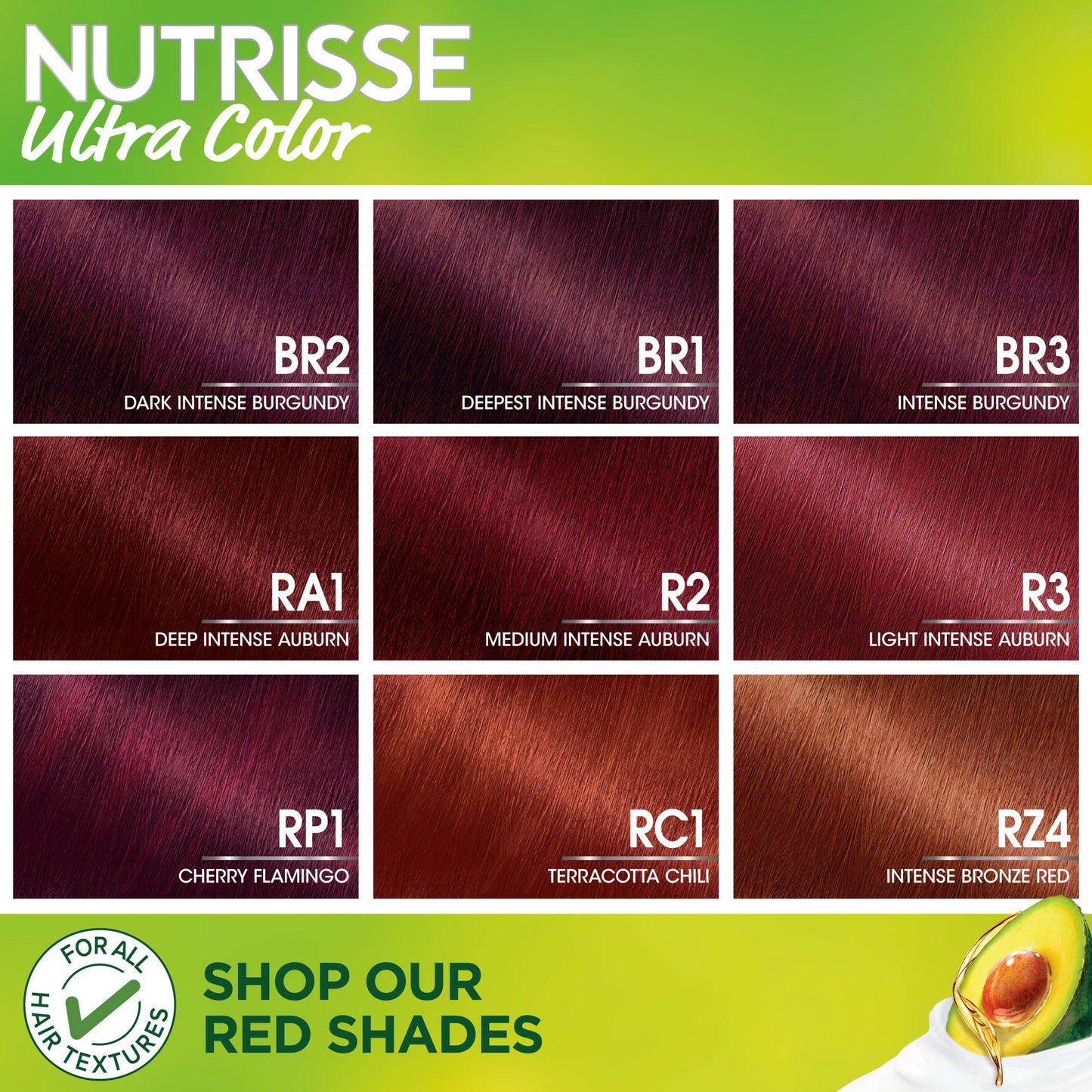 Garnier Nutrisse Ultra Color Permanent Hair Color Creme - RP1 Cherry Flamingo