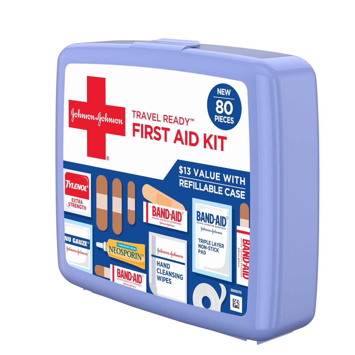 Band Aid Johnson & Johnson Travel Ready First Aid Kit