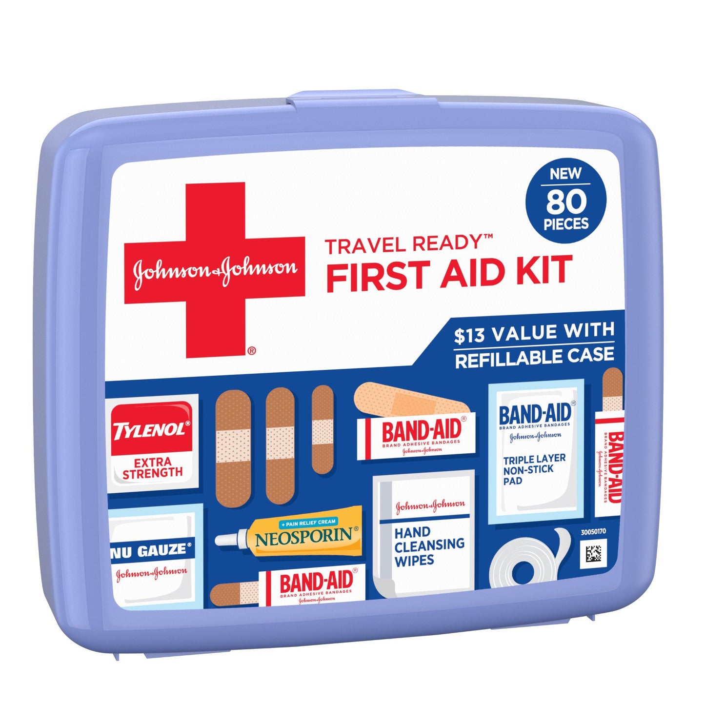 Band Aid Johnson & Johnson Travel Ready First Aid Kit