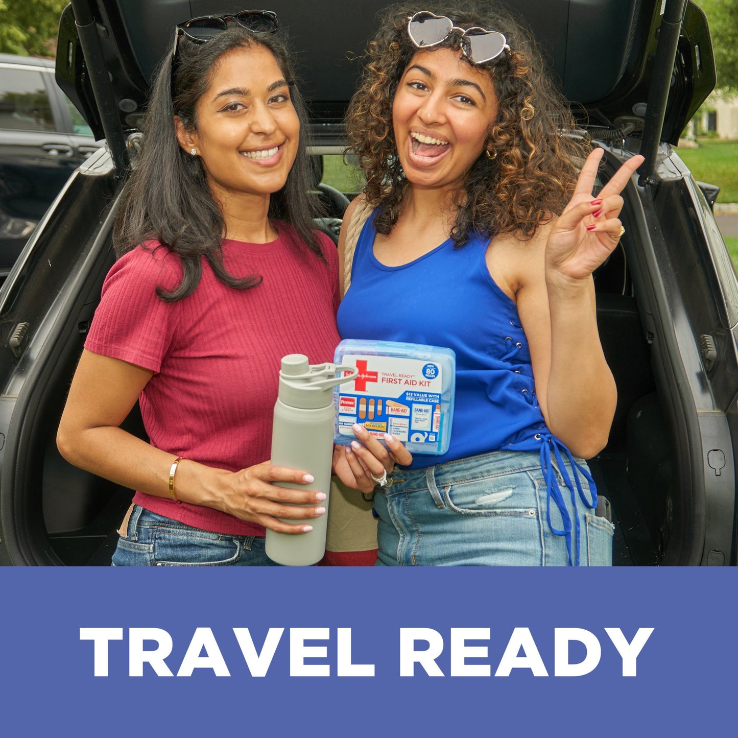 Band Aid Johnson & Johnson Travel Ready First Aid Kit