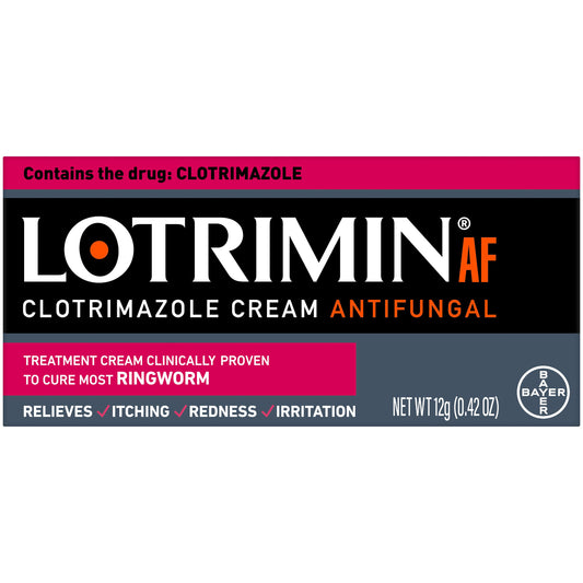 Lotrimin AF Antifungal Clotrimazole Ringworm Cream