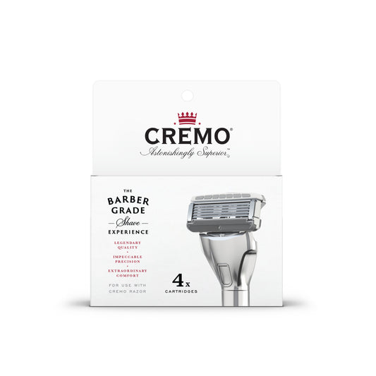 Cremo Barber Grade Durable Steel Razor Blade Refills