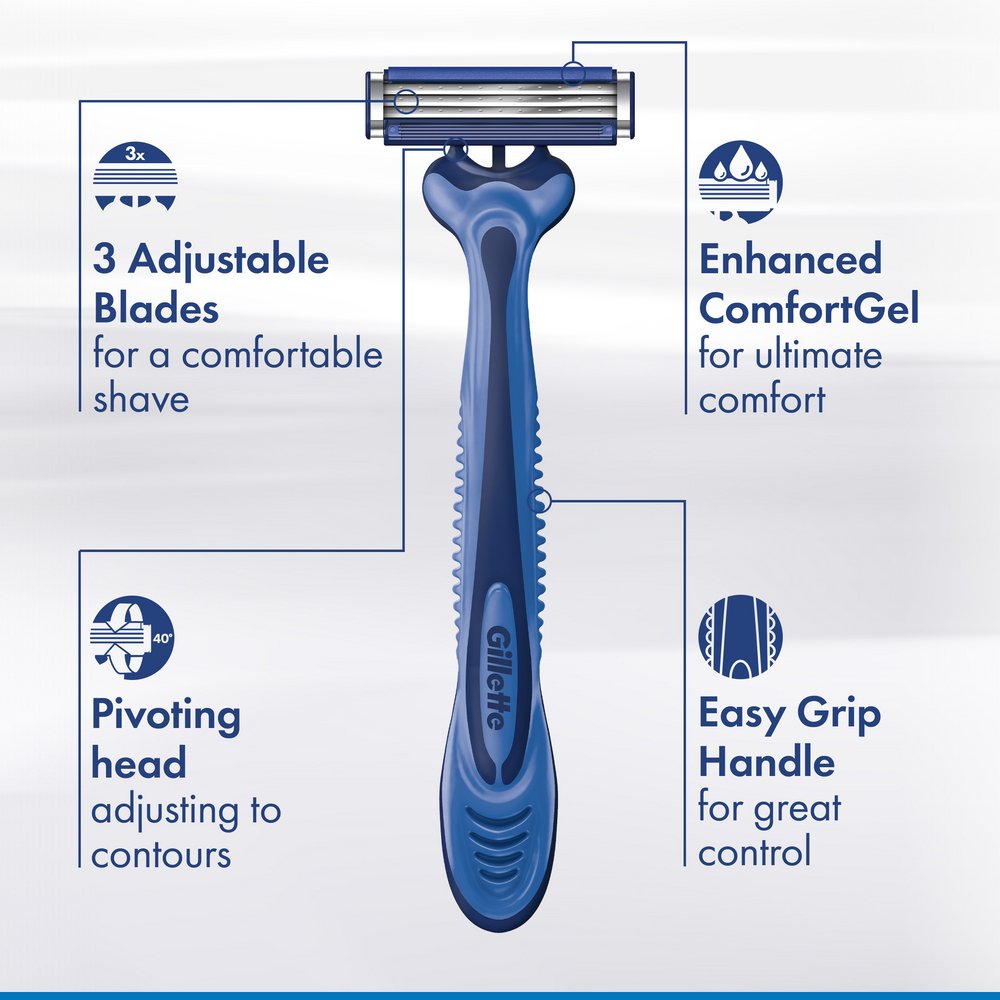 Gillette Sensor3 Men's Disposable Razors