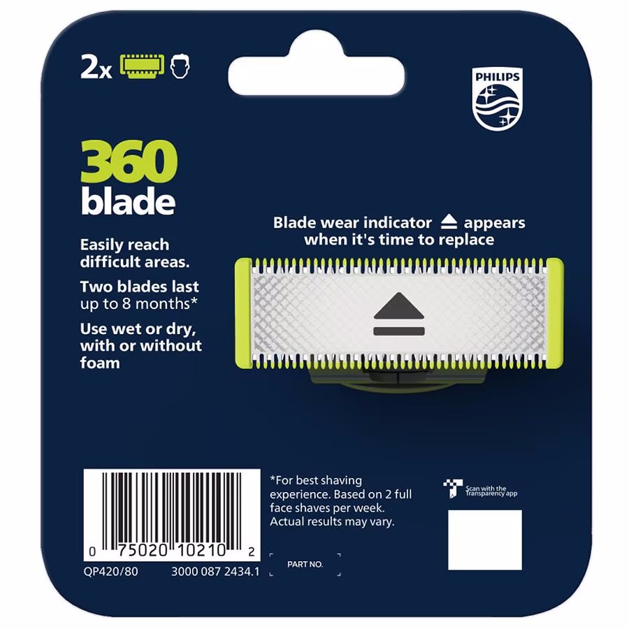 Philips Norelco OneBlade 360 Blade Replacement