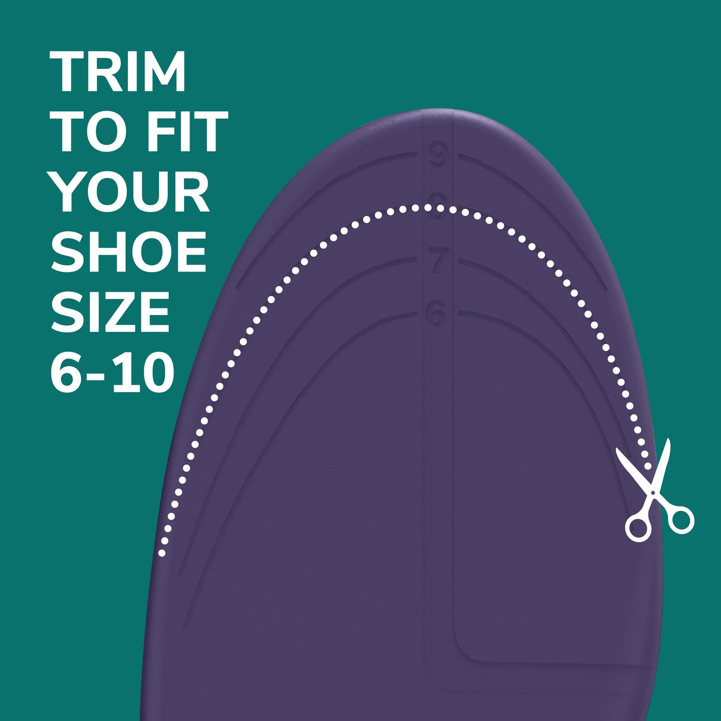 Dr. Scholl's Prevent Pain Protective Insoles, Trim to Fit Insert, Women Shoe Size 8-14