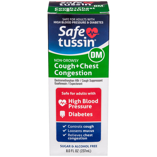 Safetussin DM Cough + Chest Congestion