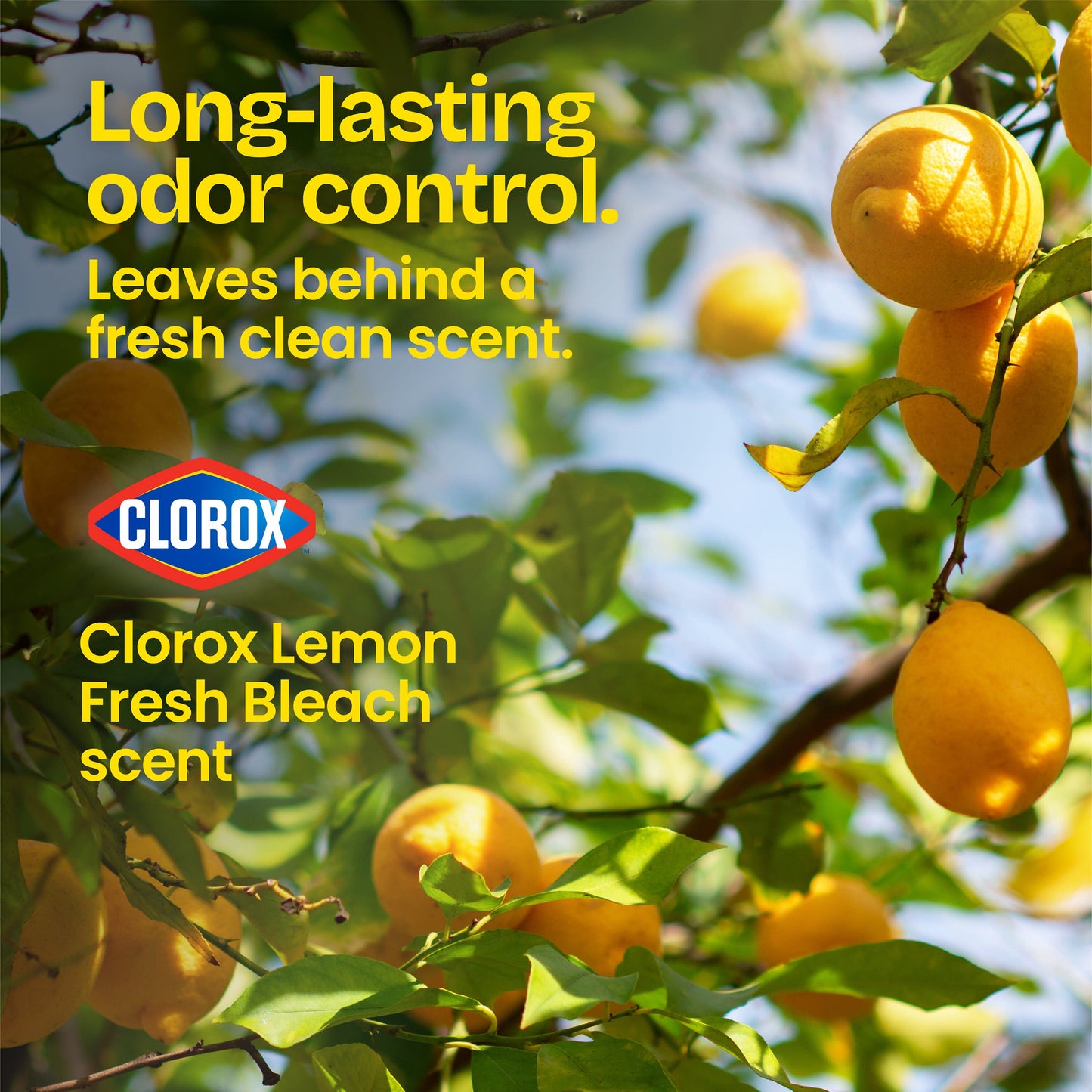 Glad Small Drawstring Trash Bags with Clorox, 4 Gallon - Lemon Fresh Bleach Scent