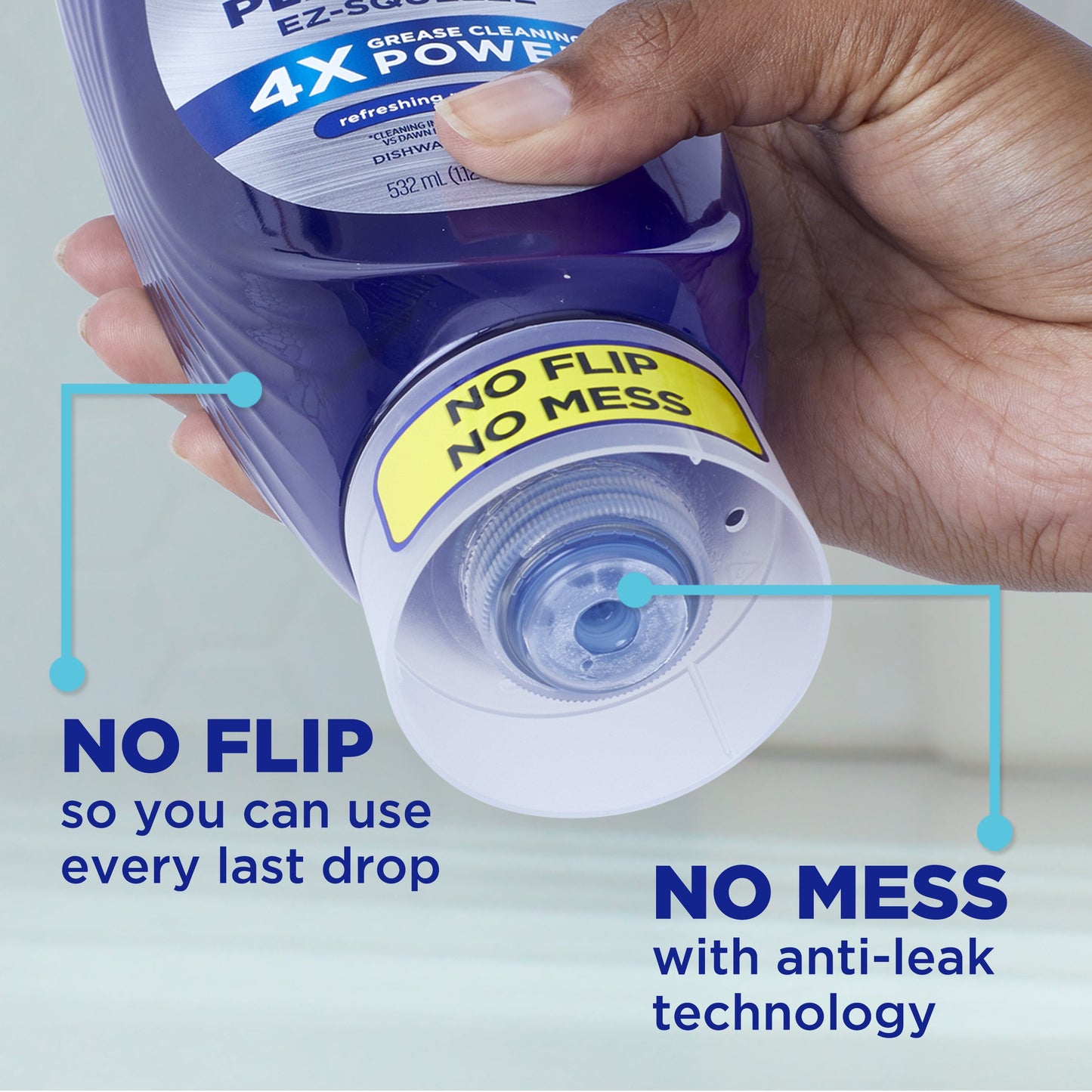 Dawn Platinum Ez-Squeeze Refreshing Rain Scent Liquid Dish Soap