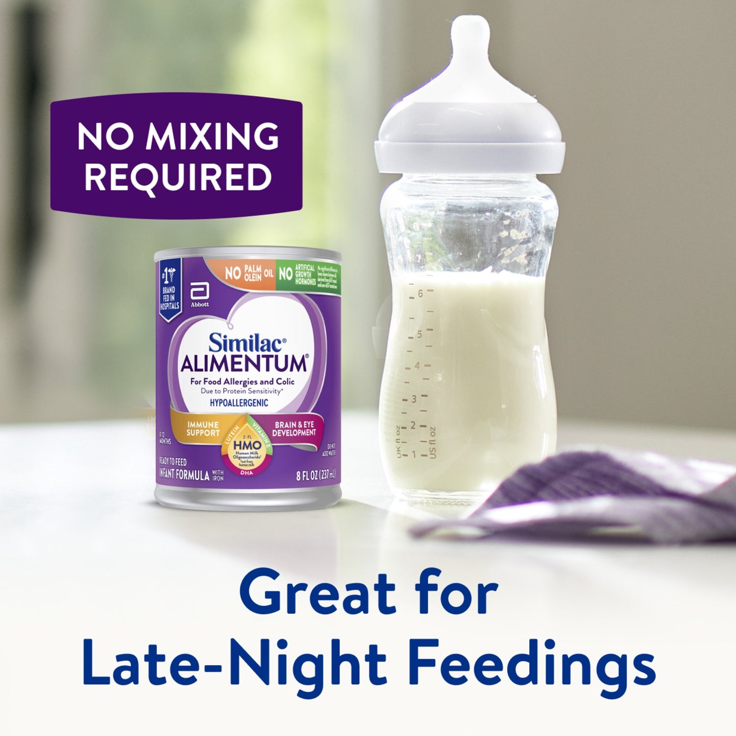 Similac Alimentum Ready-to-Feed Baby Formula, 8-fl-oz Can