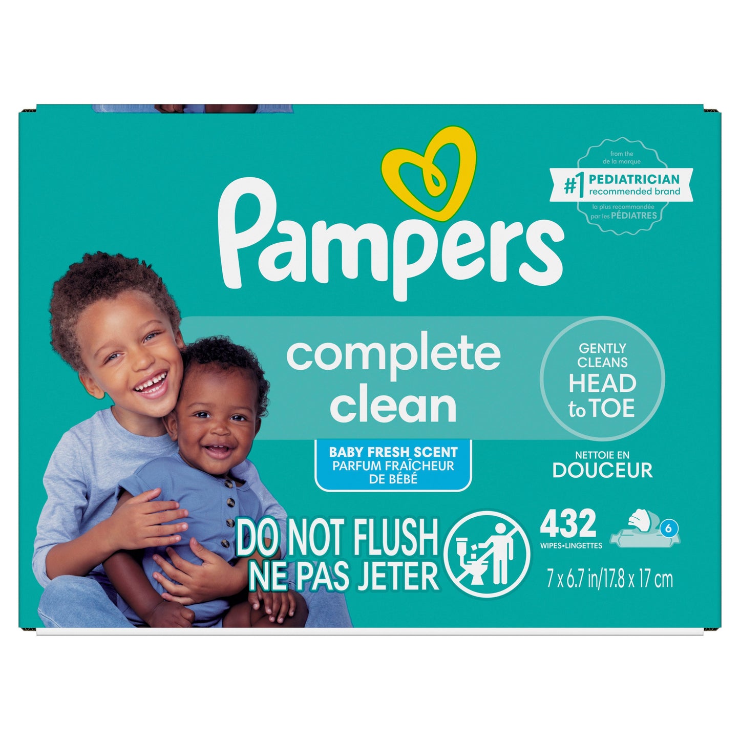 Pampers Fresh Scented Baby Wipes 6 Pk