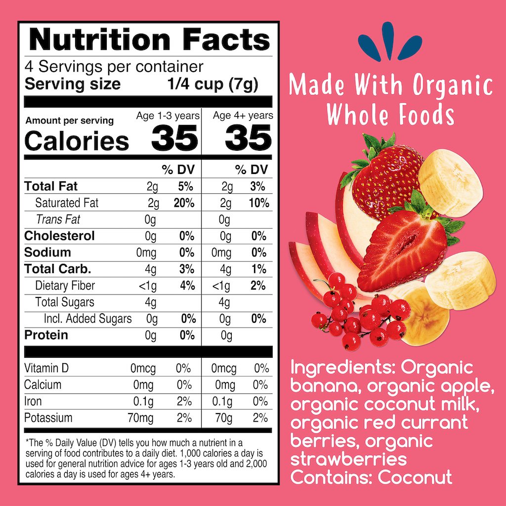 Amara Organic Smoothie Melts - Mixed Red Berries