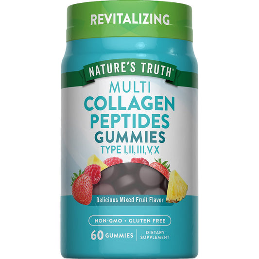 Nature's Truth Multi Collagen Peptides Gummies - Mixed Fruit
