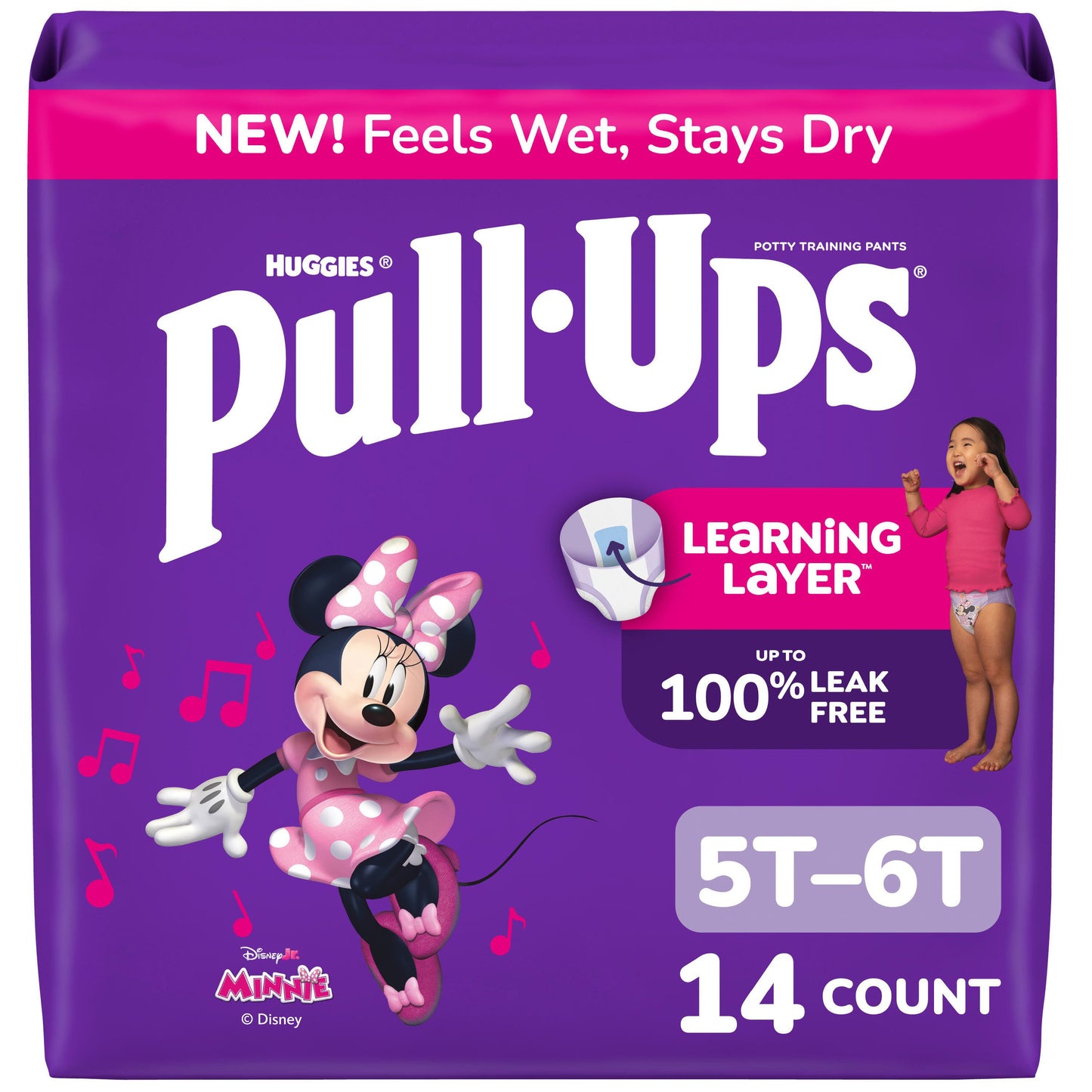 Pull-Ups Girls' Potty Training Pants - 5T-6T