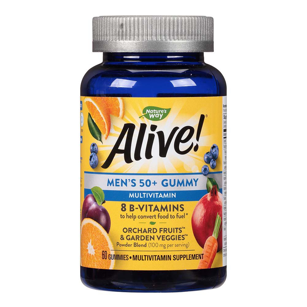 Nature's Way Alive! Men's 50+ Multivitamin Gummies