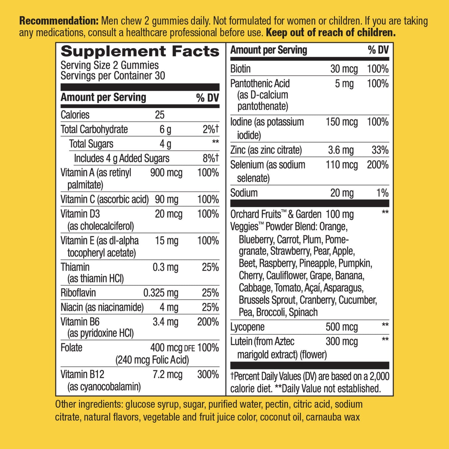 Nature's Way Alive! Men's 50+ Multivitamin Gummies