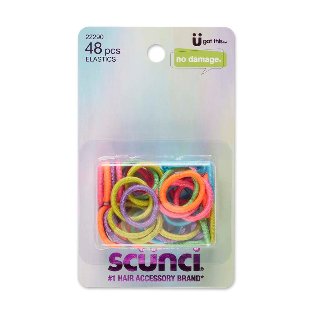 Scunci No Damage Neon Elastics