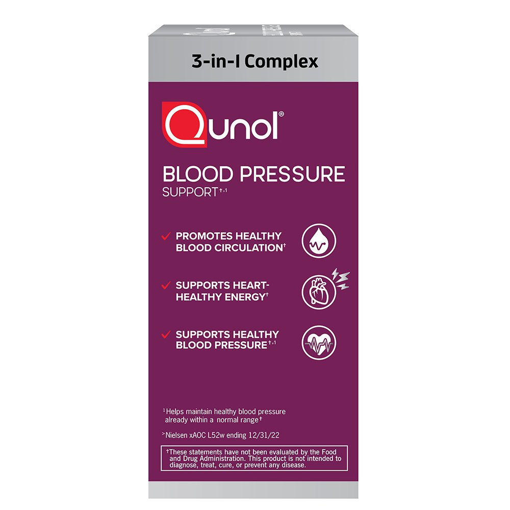 Qunol Blood Pressure Support Capsules