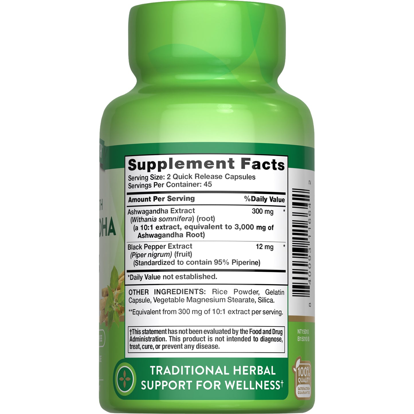 Nature's Truth Ashwagandha - 3,000 mg