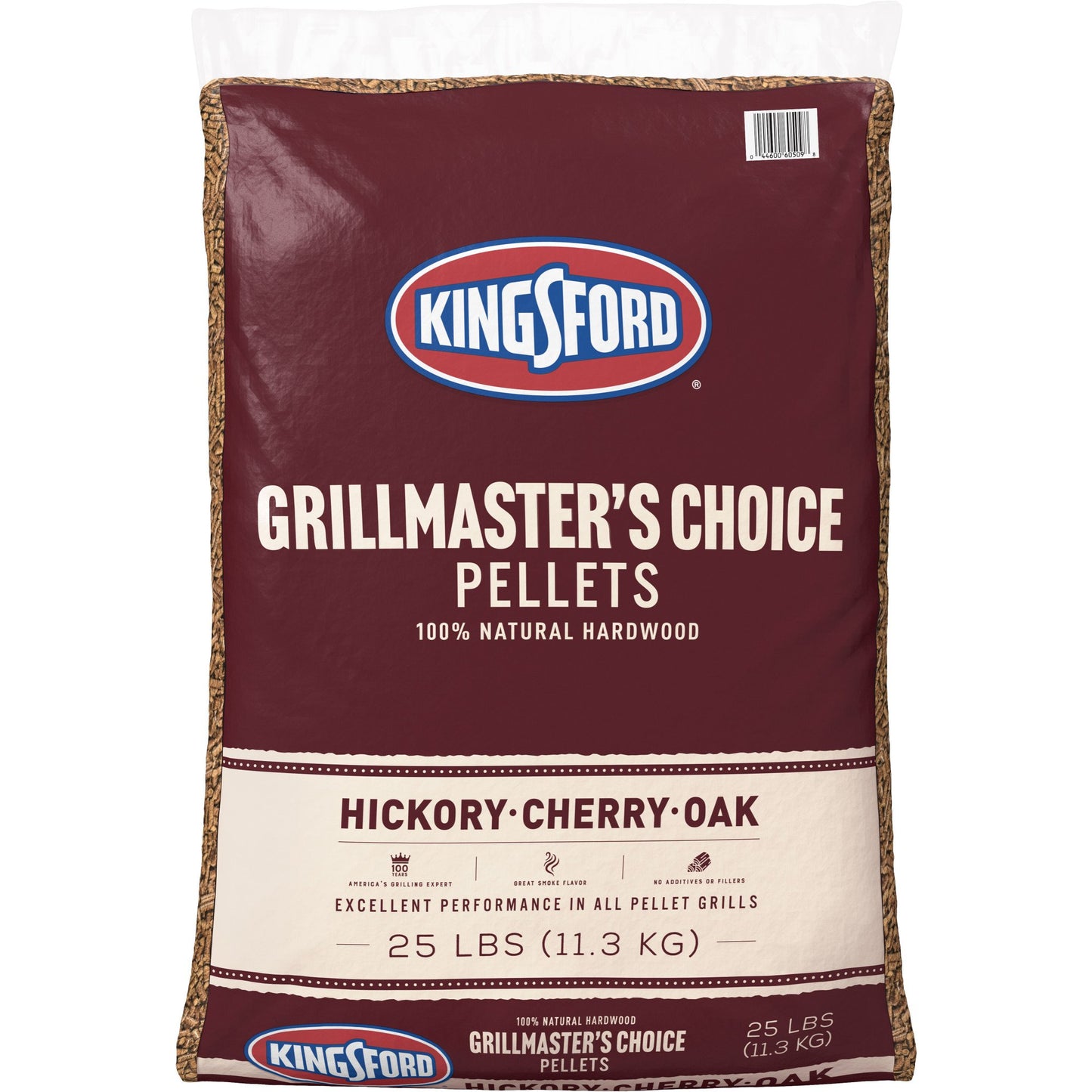 Kingsford 100% Natural Hardwood Grillmaster's Choice Wood Pellets - Hickory, Cherry and Oak
