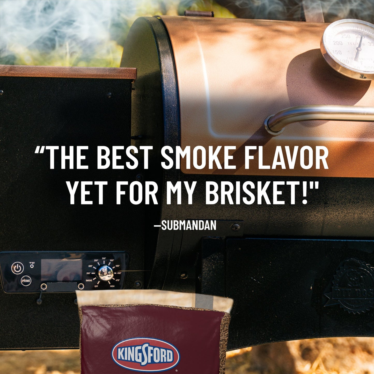 Kingsford 100% Natural Hardwood Grillmaster's Choice Wood Pellets - Hickory, Cherry and Oak