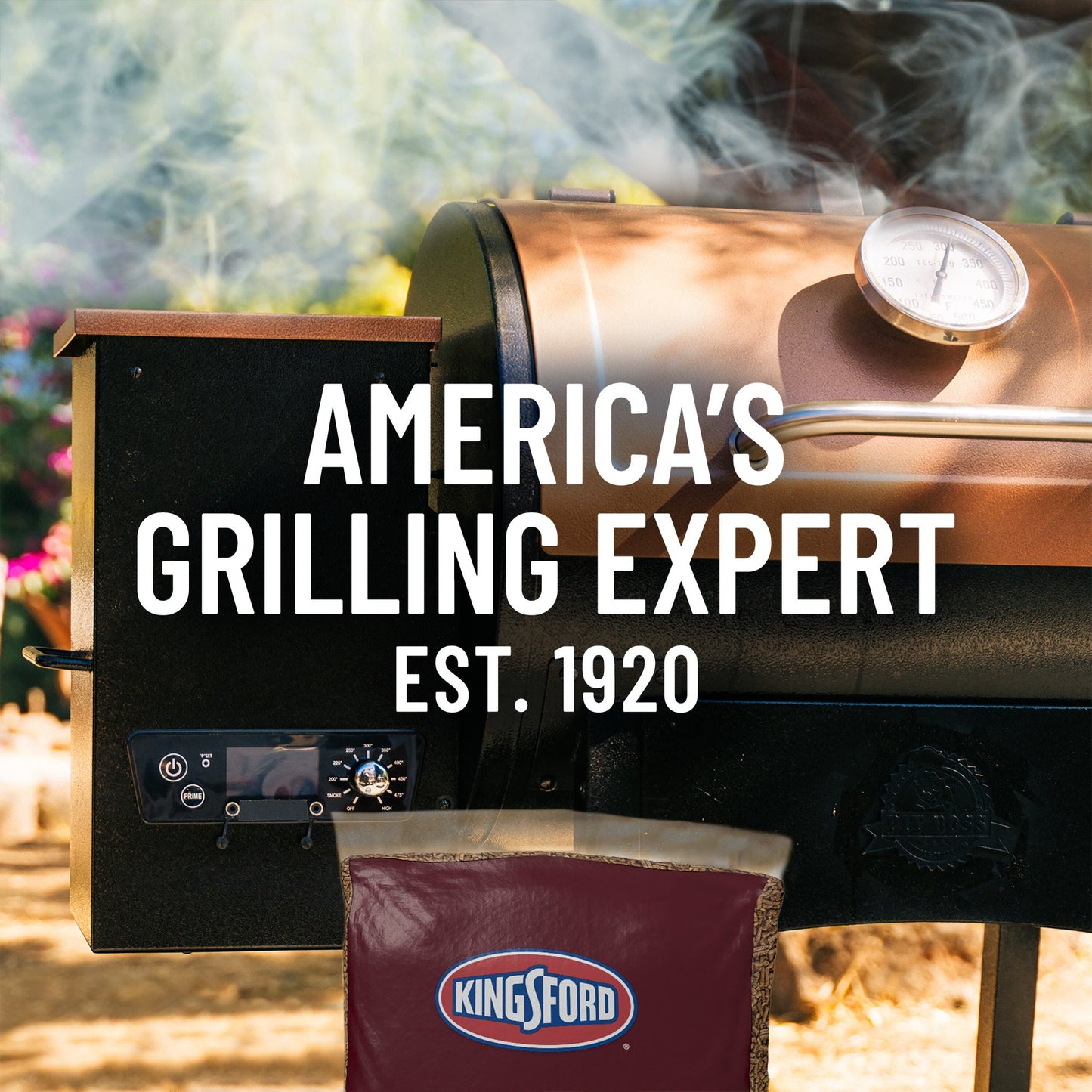Kingsford 100% Natural Hardwood Grillmaster's Choice Wood Pellets - Hickory, Cherry and Oak