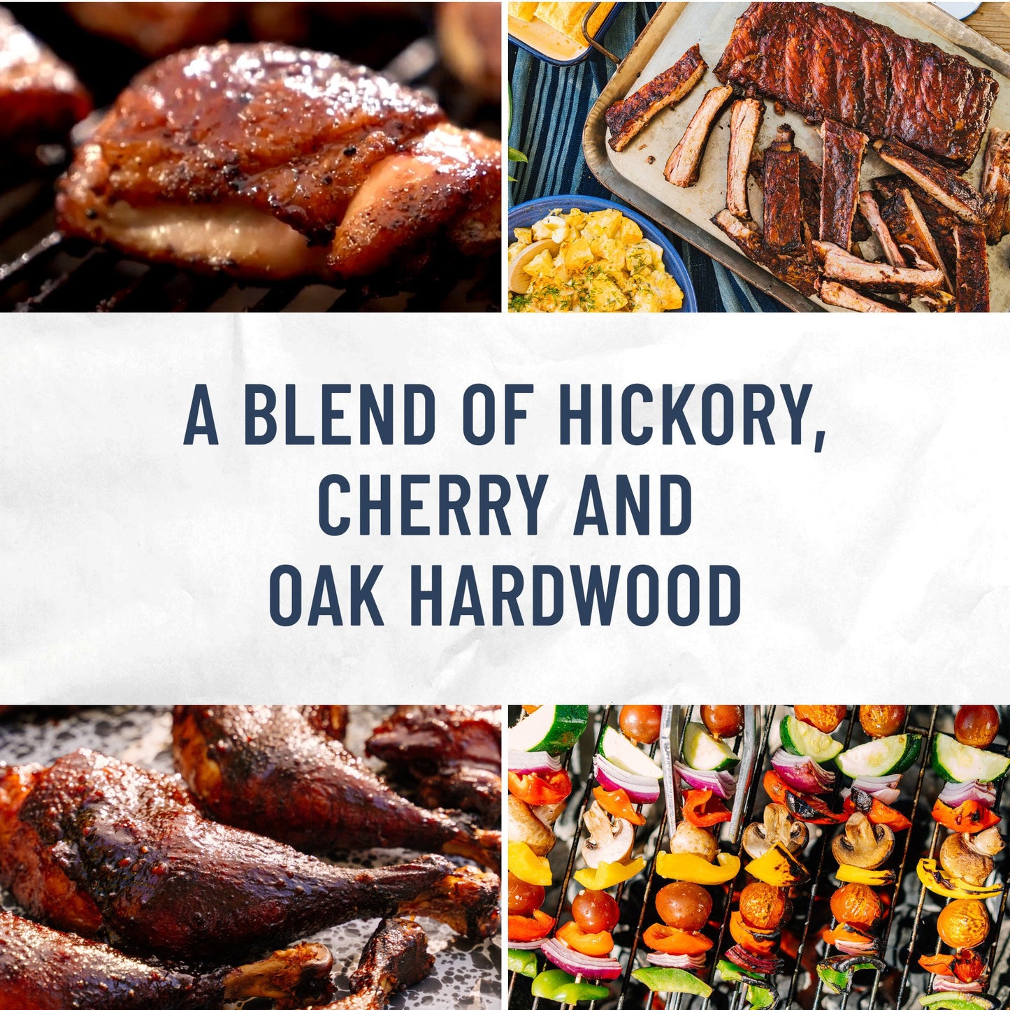 Kingsford 100% Natural Hardwood Grillmaster's Choice Wood Pellets - Hickory, Cherry and Oak