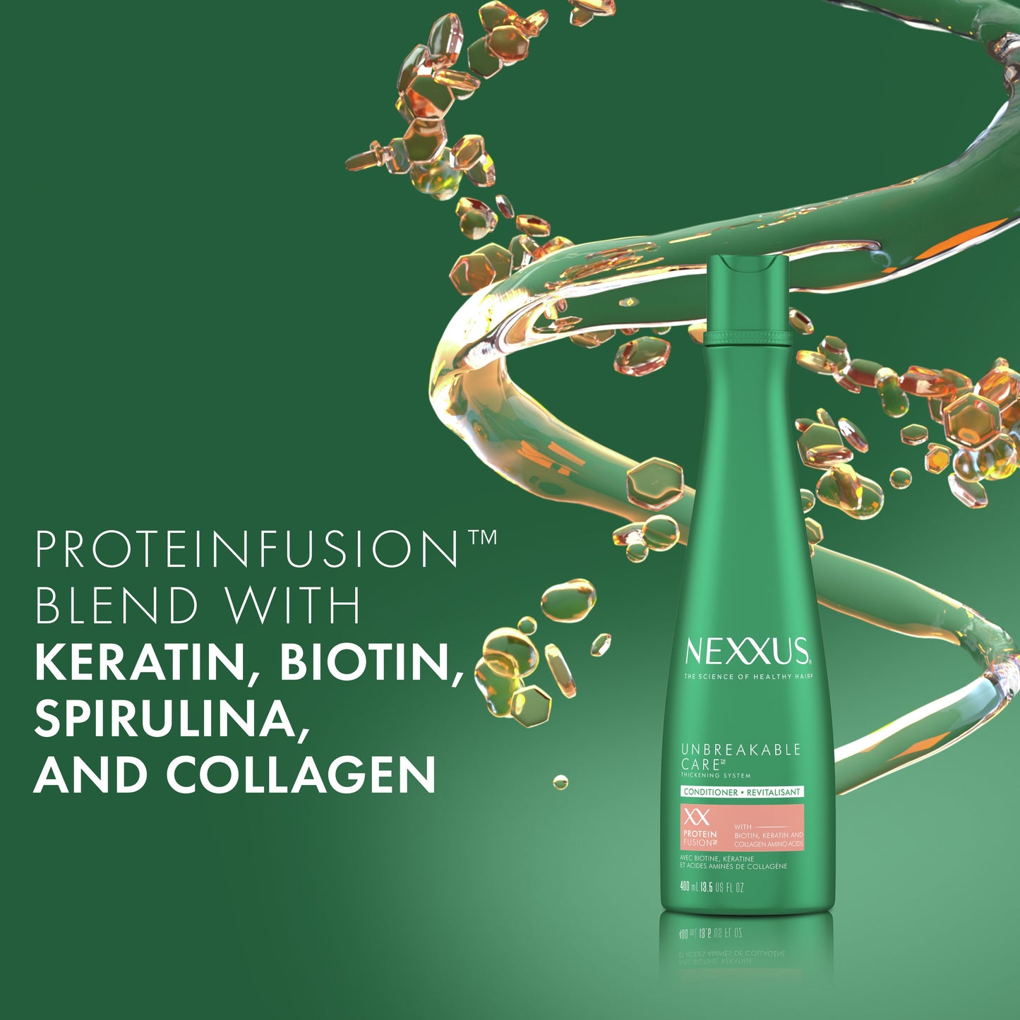 Nexxus Unbreakable Care Thickening Conditioner with Keratin, Collagen, Biotin