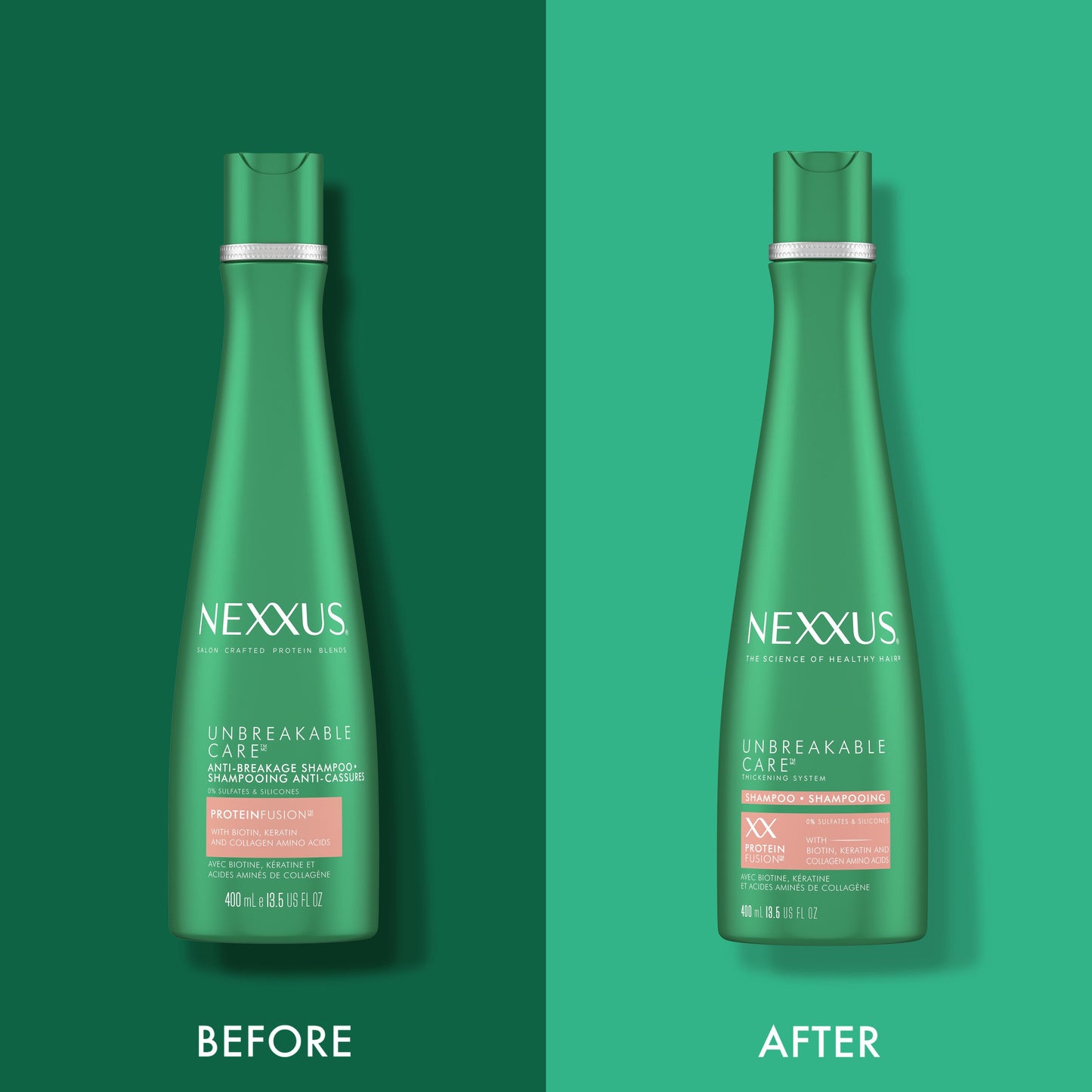 Nexxus Unbreakable Care Anti-breakage Shampoo with Keratin, Collagen, Biotin
