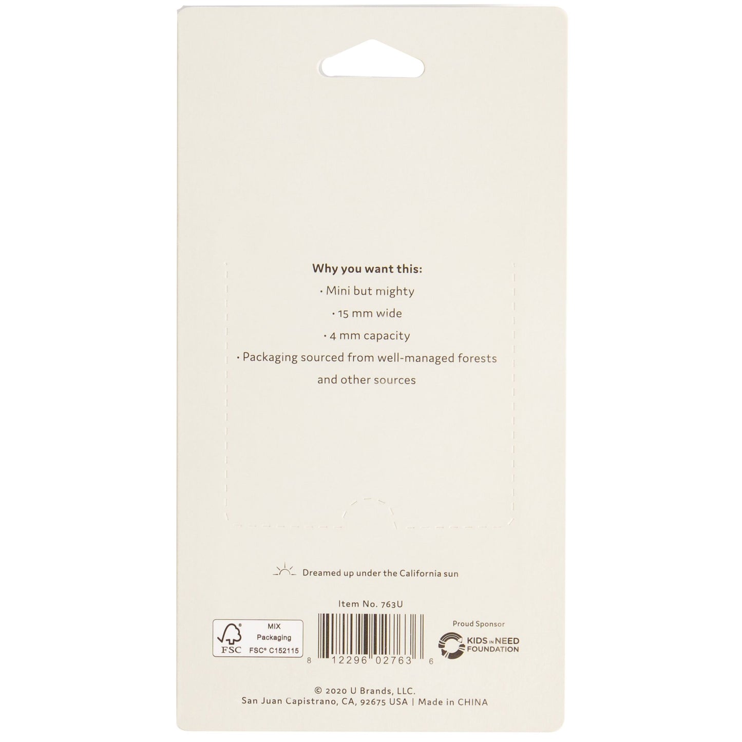 U Brands Mini Binder Clips - Gold