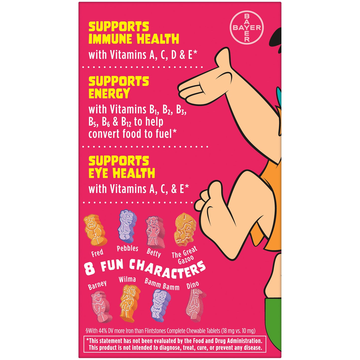 Flintstones Extra Iron Chewable Tablets